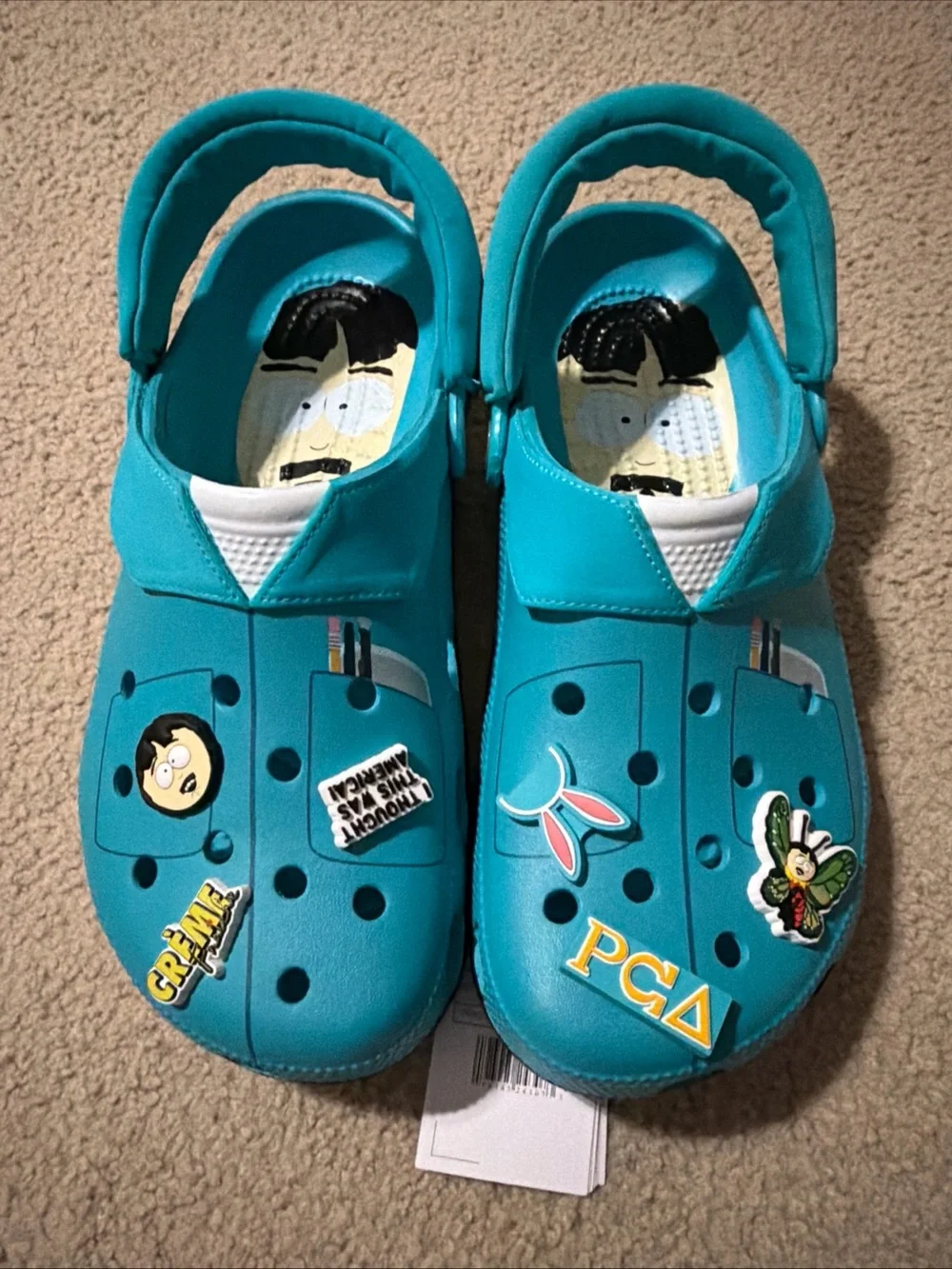 Crocs Men’s 8 Womens 10 x South Park Randy Classic Clogs Slip Ons Sandals Shoes